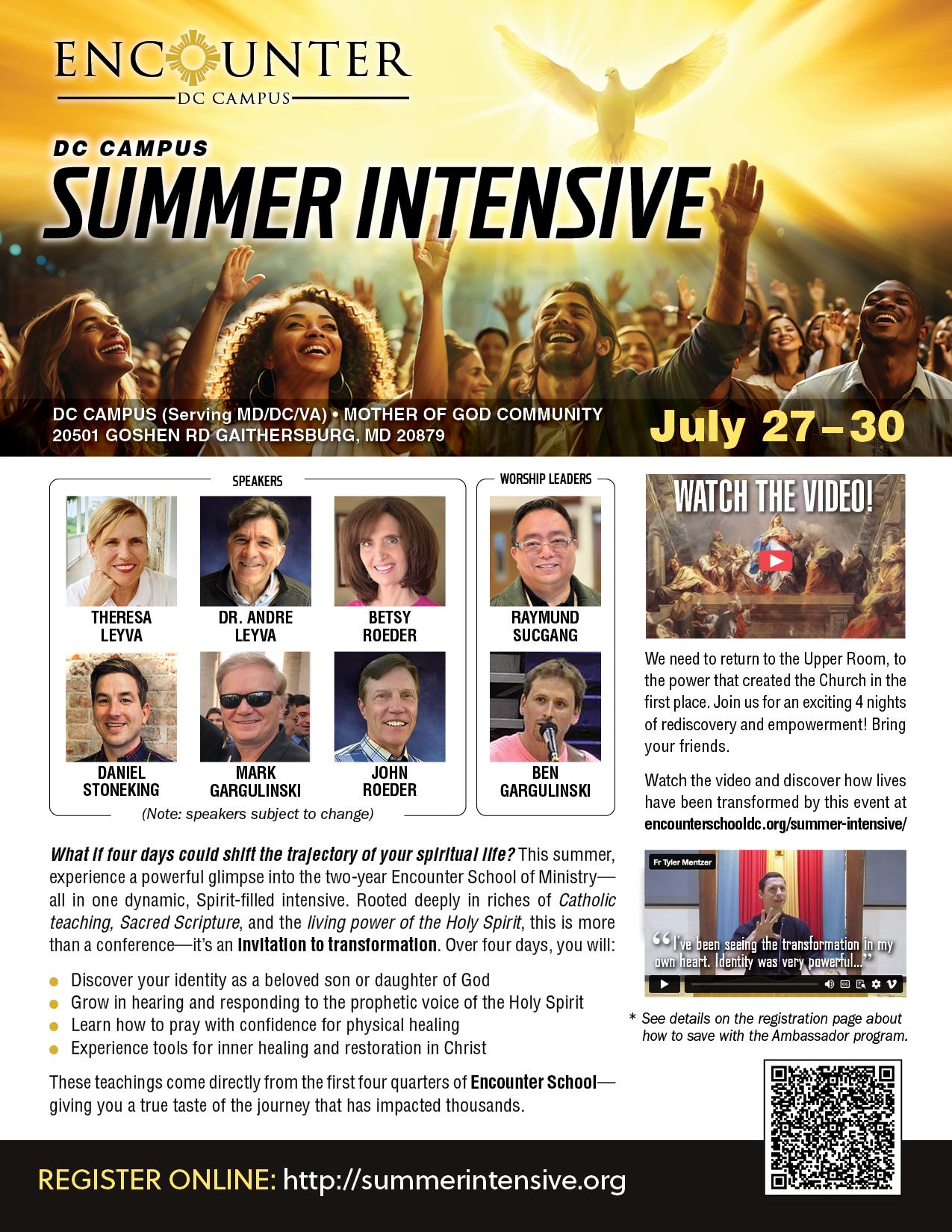 Encounter DC 2026 Summer Intensive