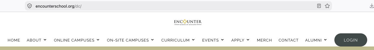 Encounter menu bar